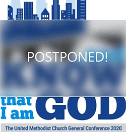 general conference 2020 postponed logo
