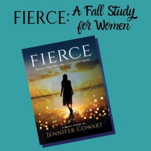 book cover- fierce a study for women