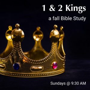 A king's crown-- bible study announcement