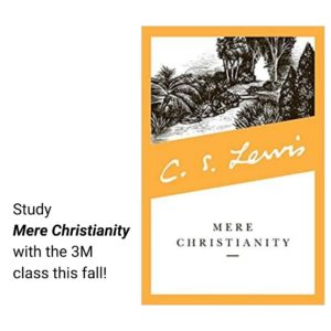 book cover- mere christianity by cs lewis