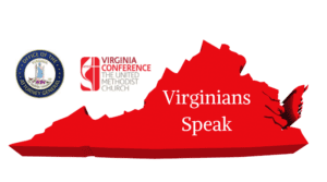 virginia state outline with vaumc and richmond logos
