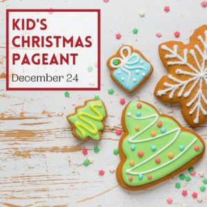 christmas cookies-- pageant logo