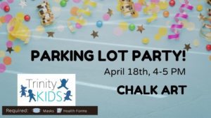 Parking lot party graphic