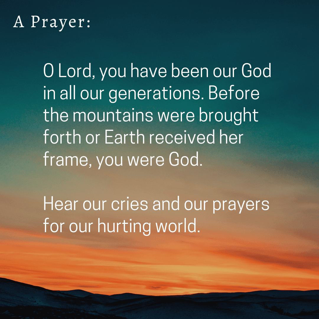 A Prayer for Our World