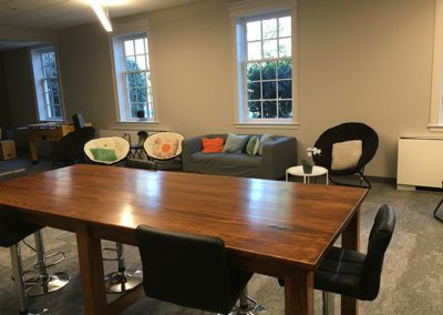 meeting table and couches and chairs