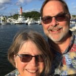 amy and larry lenow on vacation