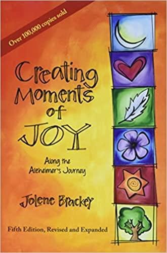 book cover- creating moments of JOY, orange and yellow with symbols